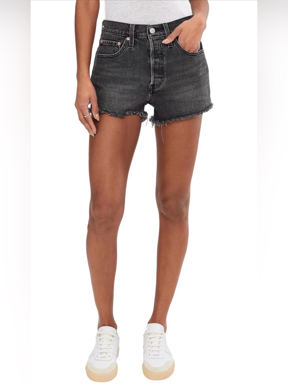 Levi's Women's Premium 501 Original Jean Shorts in Step On It, Size 31